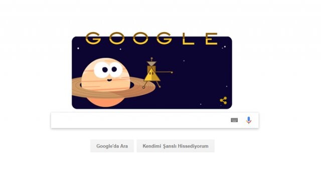 Google, Cassini uzay aracını doodle yaptı