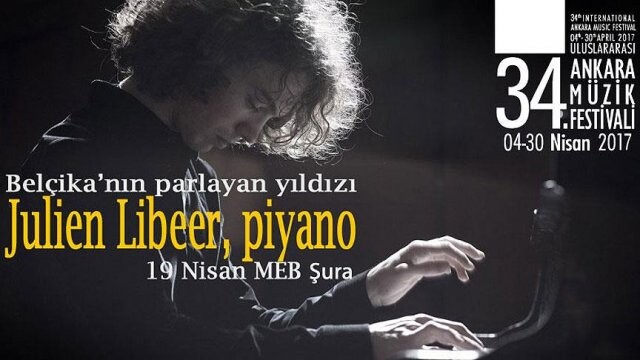 Julien Libeer 34. Uluslararası Ankara Müzik Festivali&#039;nde