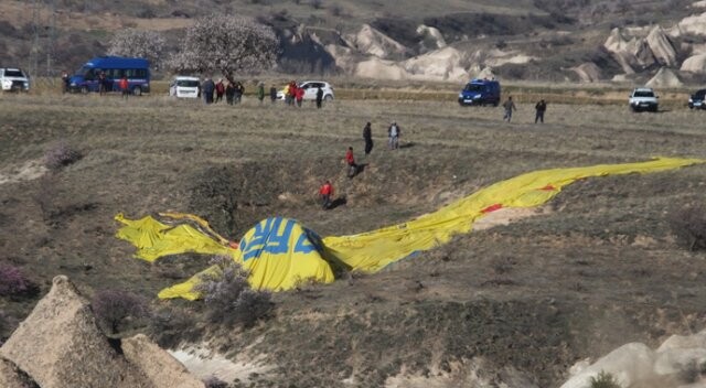 Kapadokya’da balon düştü: 1 ölü, 19 yaralı