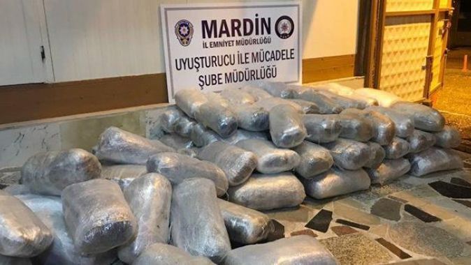 Mardin’de 228 kilo uyuşturucu ele geçirildi