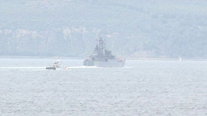 TSK: Rus askeri gemisinin mürettebatının tamamı kurtarıldı