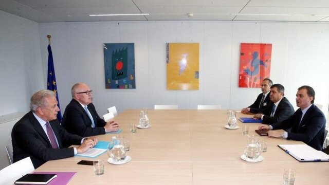 AB Bakanı Çelik, AB Komisyonu Başkanı Juncker ile görüştü