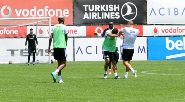 Beşiktaş antrenmanında kavga şoku!