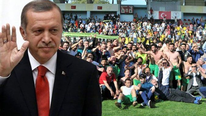 Cumhurbaşkanı Erdoğan&#039;ın forma giydiği Erokspor, 3. Lig&#039;e yükseldi