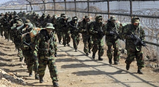 Güney Kore-Kuzey Kore sınırında silah sesleri iddiası