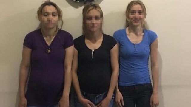 Hırsızlık şüphelisi 2&#039;si hamile 3 kadın gözaltına alındı