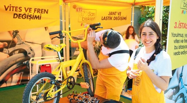 İkinci el sarı bisikletler  yeniden hayat buluyor