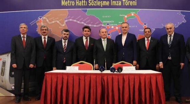 İstanbul’a yeni metro için imzaları atıldı