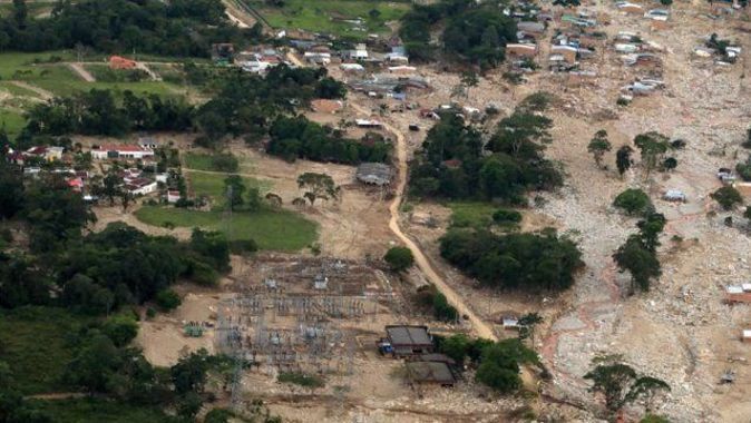 Kolombiya&#039;daki sel felaketlerinde ölü sayısı 370&#039;e yükseldi