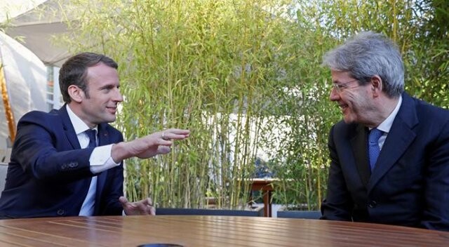 Macron, Gentiloni ile AB reformunu görüştü