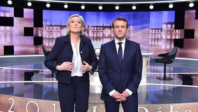 Macron ve Le Pen düellosunu 16 milyon Fransız izledi
