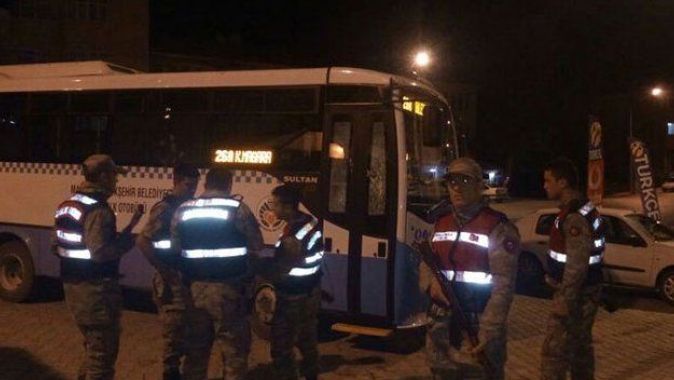 Malatya&#039;da halk otobüsüne saldırı