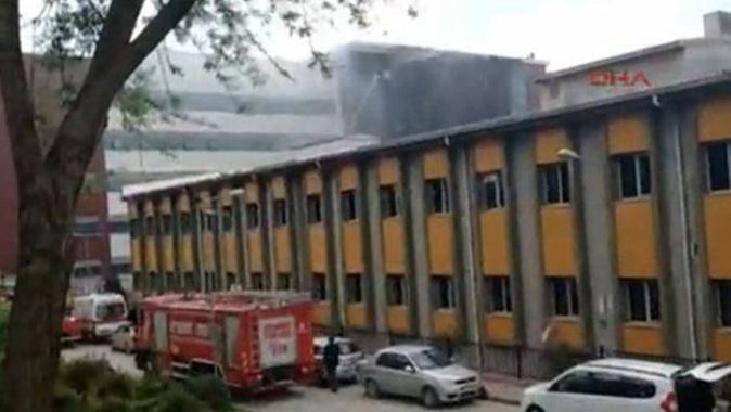 Mehmet Akif Ersoy Hastanesi&#039;nde yangın