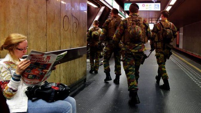Brüksel&#039;de güvenlik en üst düzeye çıkarıldı