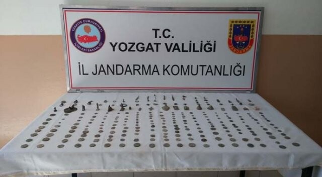 Yozgat&#039;ta tarihi eser operasyonunda 257 eser ele geçirildi