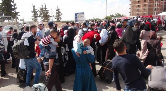 Bayram için Suriye&#039;ye geri dönenlerin sayısı 40 bini buldu
