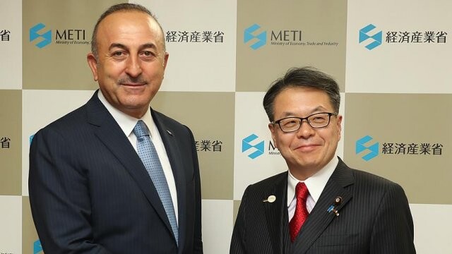 Çavuşoğlu, Japonya Ekonomi Bakanı Seko ile görüştü