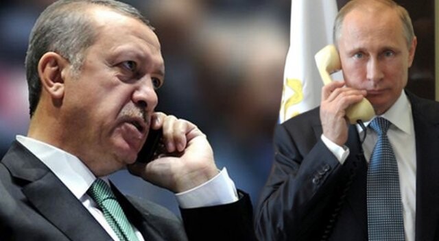 Erdoğan ile Putin telefonda görüştü