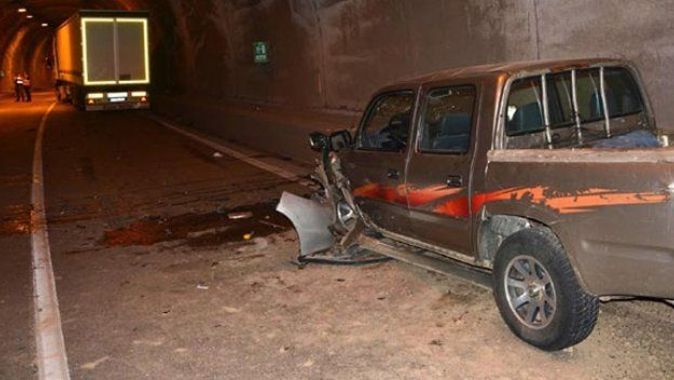 İkizdere Tüneli&#039;nde zincirleme kaza! 10 kişi yaralandı