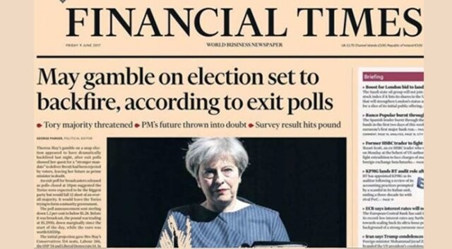 İngiltere basınında seçim manşetleri