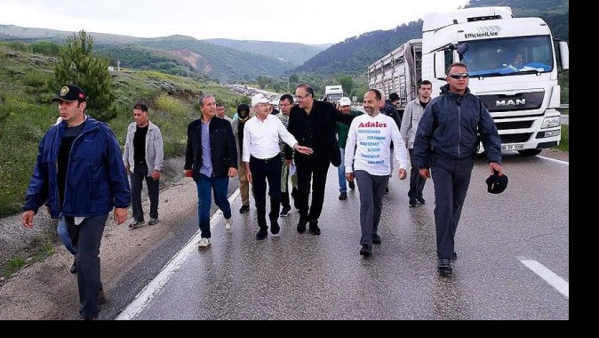 Kılıçdaroğlu tepki yürüyüşünün 7. gününü tamamladı