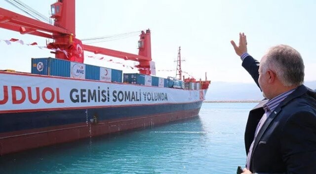 Somali’den sonra  bir gemi de Filistin’e