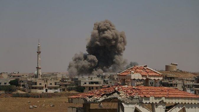 Suriye&#039;de rejimin Dera&#039;ya yönelik saldırıları sürüyor