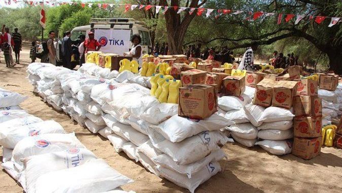 TİKA&#039;dan Kenya&#039;daki ihtiyaç sahiplerine gıda yardımı