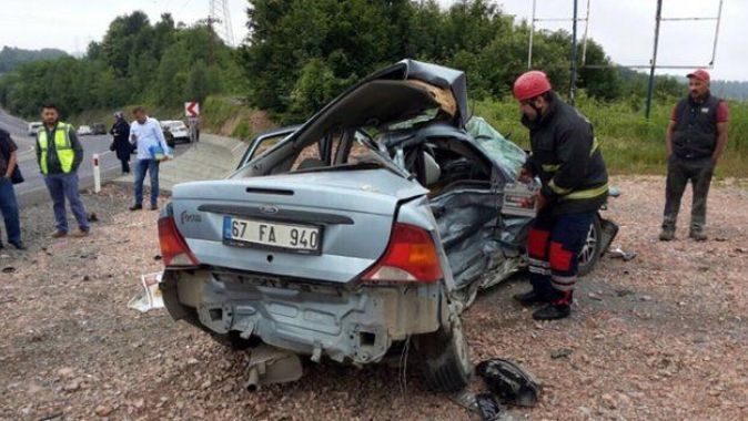 Zonguldak&#039;ta feci kaza! 1 kişi öldü, 2 kişi yaralı