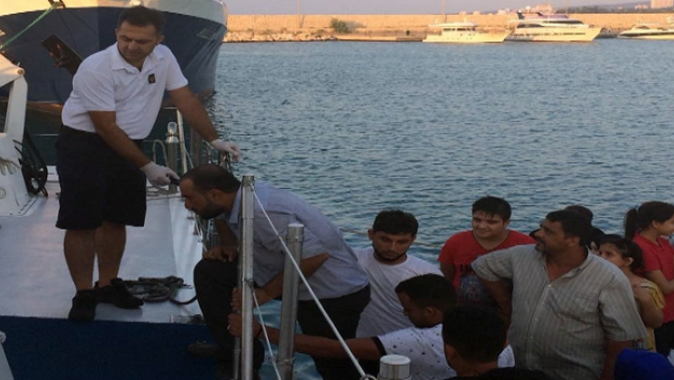 156 göçmen Akdeniz açıklarında yakalandı