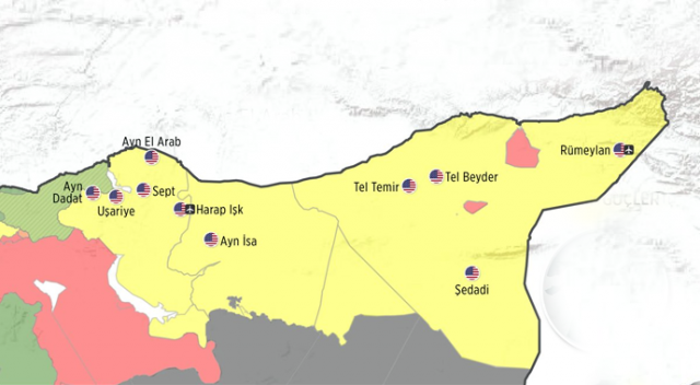 ABD&#039;nin PKK bölgesindeki üsleri ifşa oldu
