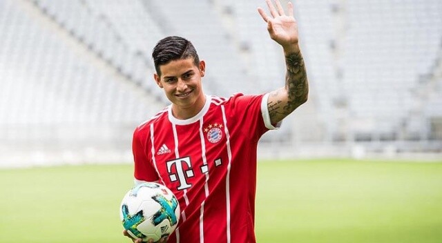 Bayern Münih, James Rodriguez&#039;i basına tanıttı