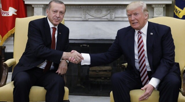 Cumharbaşkanı Erdoğan Trump&#039;la görüştü