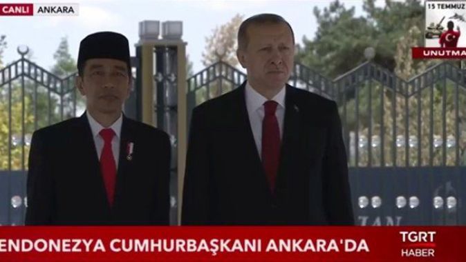 Endonezya Cumhurbaşkanı Beştepe&#039;de