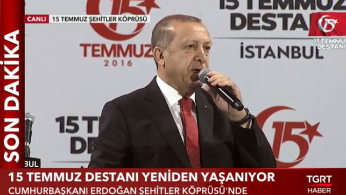 Cumhurbaşkanı Erdoğan: Önce bu hainlerin kafasını koparacağız