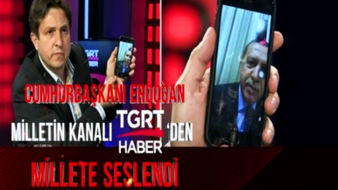 Cumhurbaşkanı Erdoğan, milletin kanalı TGRT Haber&#039;den milletine seslendi