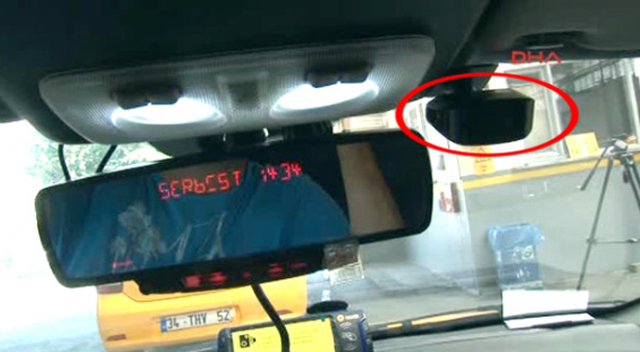 İstanbul&#039;da 3 binden fazla taksiye kamera takıldı