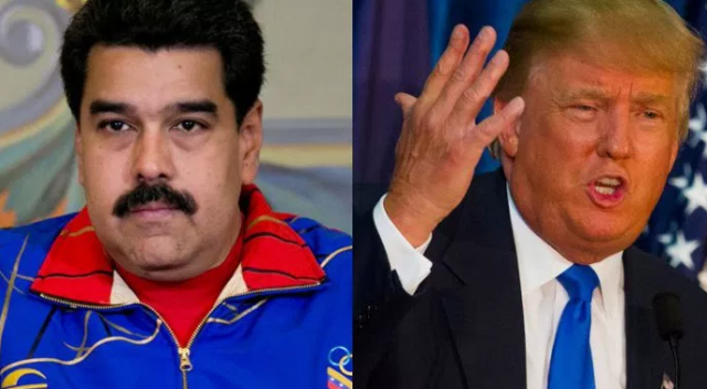 Trump&#039;tan Maduro&#039;ya suçlama