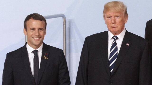 Trump ve Macron Suriye&#039;yi görüşecek