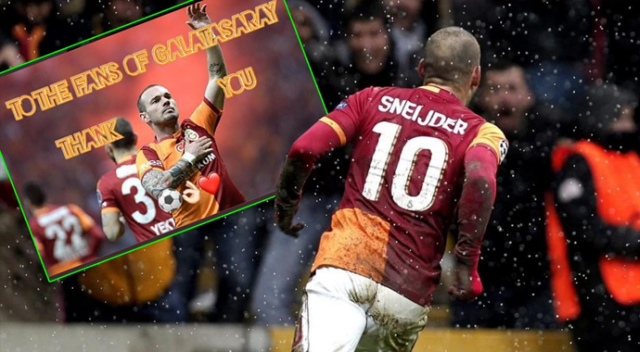 Wesley Sneijder&#039;den veda mesajı!