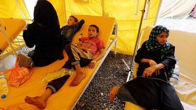 Yemen&#039;de koleradan 3 ayda bin 784 kişi öldü