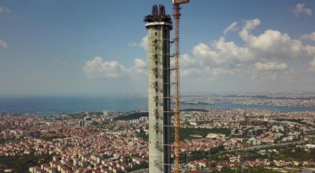 365 metrelik Çamlıca kulesinin yapımı bitiyor