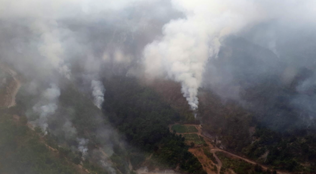 Amanos Dağları&#039;ndaki yangın söndürülemiyor
