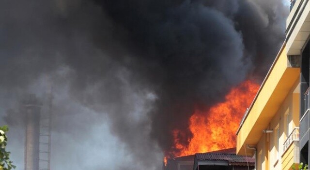 Ataşehir&#039;de yangın çıktı!
