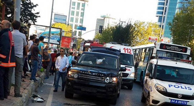 Beşiktaş’ta feci kaza: Cipin altında metrelerce sürüklendi