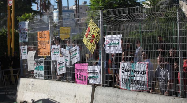 El Halil&#039;de İsrail protestosu