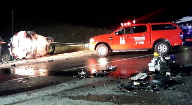 Erzurum&#039;da feci kaza: 1 ölü, 13 yaralı var