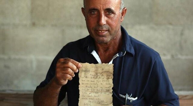 Filistinli balıkçıların ağına bu kez bir mektup takıldı
