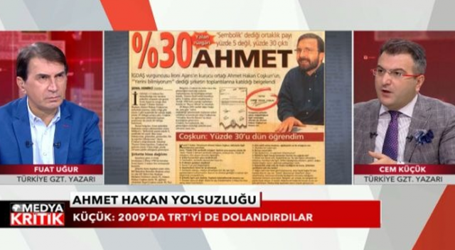 Fuat Uğur ve Cem Küçük&#039;ten Ahmet Hakan&#039;a zor soru