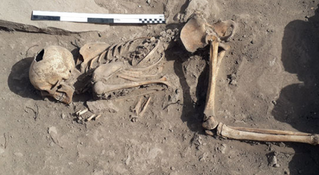 Harput kazılarında insan iskeleti bulundu! Kuşatma sırasında ölmüş...